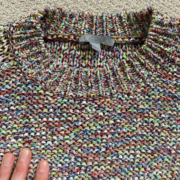 Cos chunky sweater crew neck raglan sleeve - Picture 2 of 5